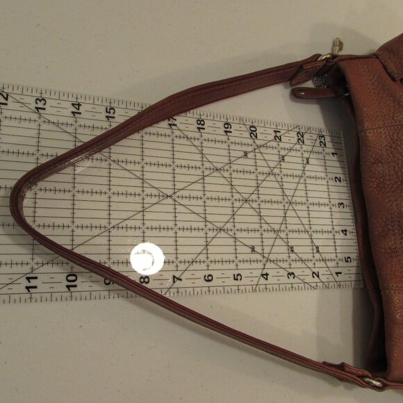 Fossil Soft Leather Shoulder Bag Camel Tan - Picture 16 of 16